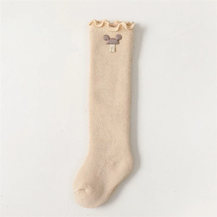 autumn and winter thick plush loop kid stockings+pricelist