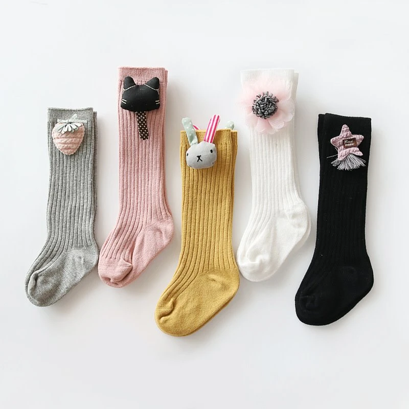 Baby Animal Grip Tube Socks Anti-ski