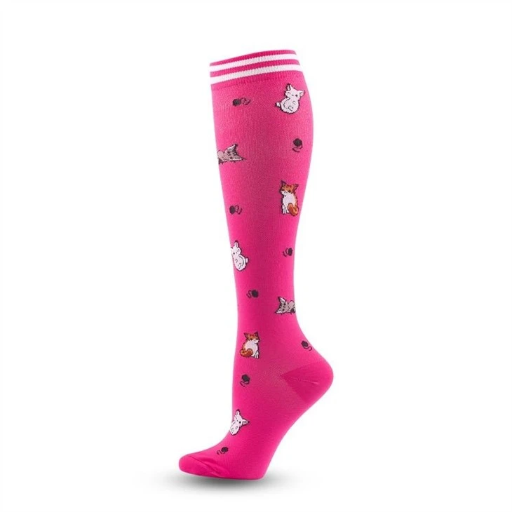 Beautiful leg shaping varicose compression socks made in China