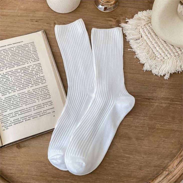 black crew size Boot socks wholesale