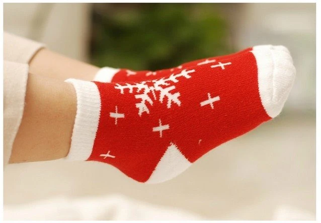 buy+Boys Thick Warm Christmas Bear Socks