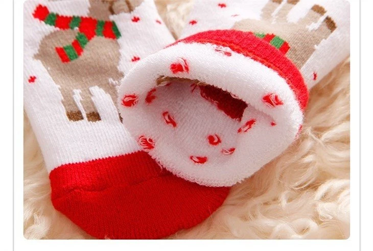 China+Boys Thick Warm Christmas Bear Socks+suppliers