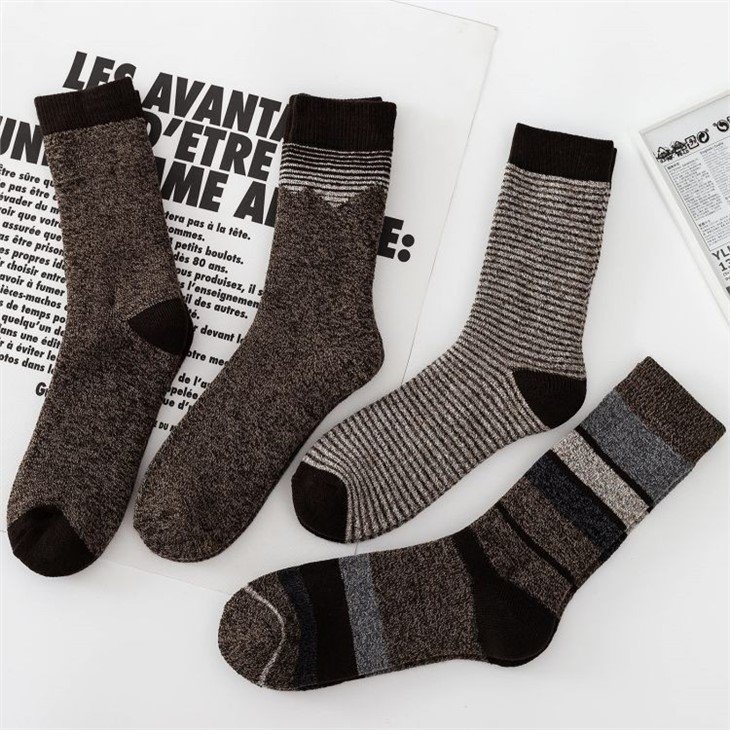 brown socks thermal socks (2)