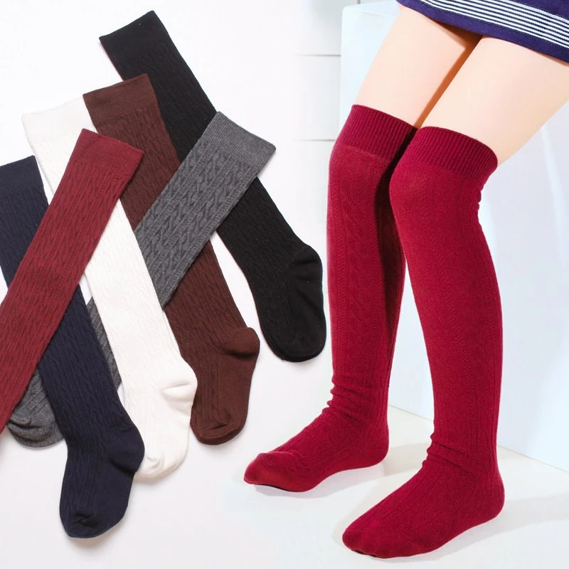 Children Ribbed Socks Kid Stockings