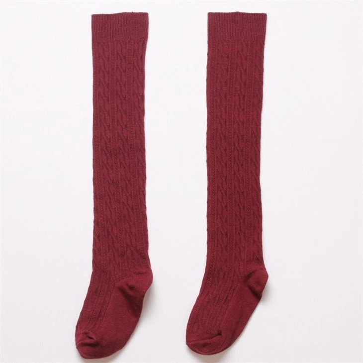 bulk+children ribbed gots over the knee socks kid stockings