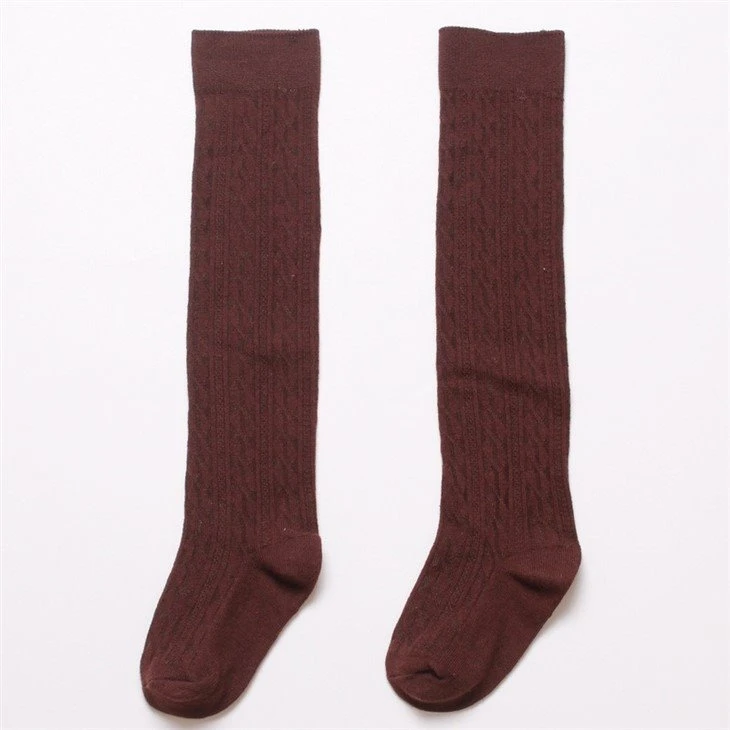 buy+children ribbed gots over the knee socks kid stockings