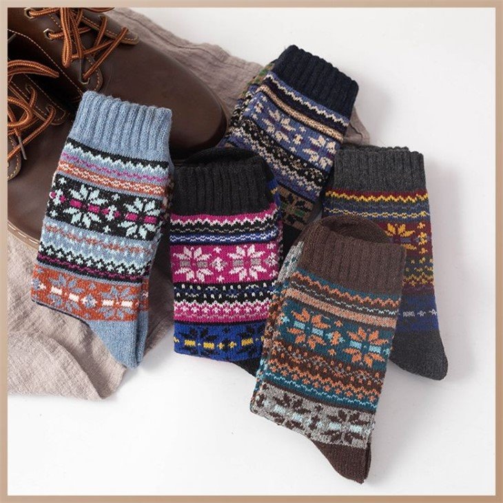 Comfortable soft wool socks factory(4)