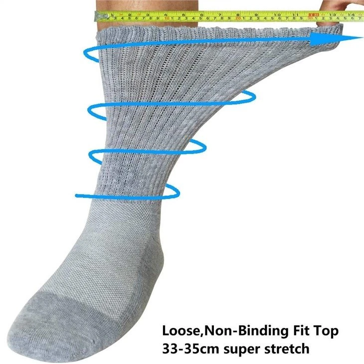 Coolmax fiber yarn sock thread Diabetes socks in stock