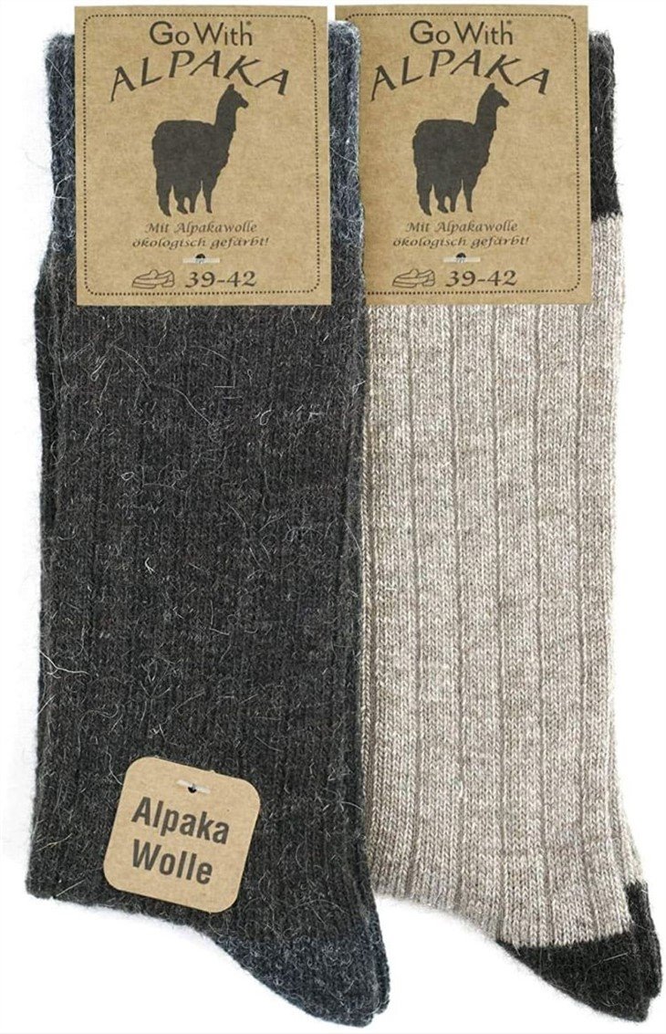 China Cushioned trekking work wool socks (2)