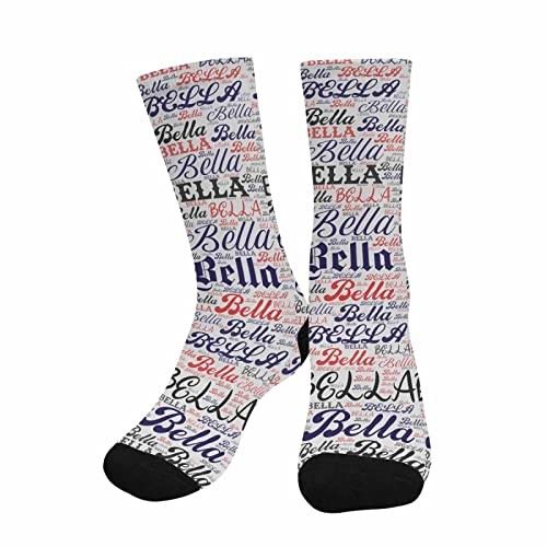 Funny Picture On Socks With Faces