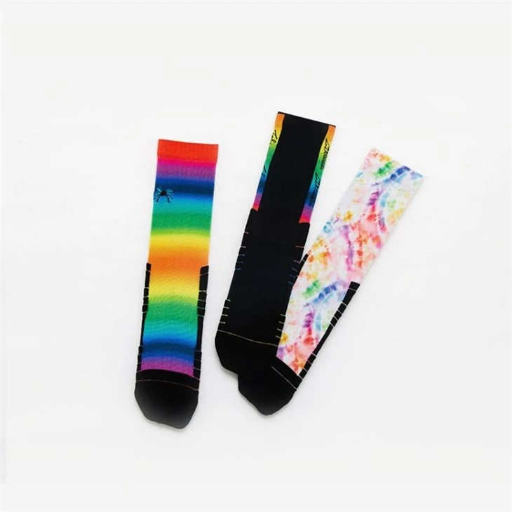 Customized custom print tube sublimation socks 04(1)