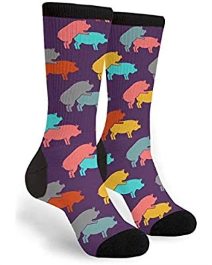 custom sock 3D sublimation socks in stock 06