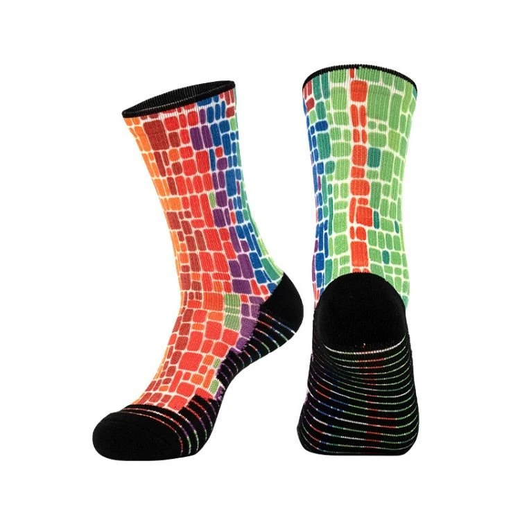 Custom Socks Logo Crew Size 3D Sublimation