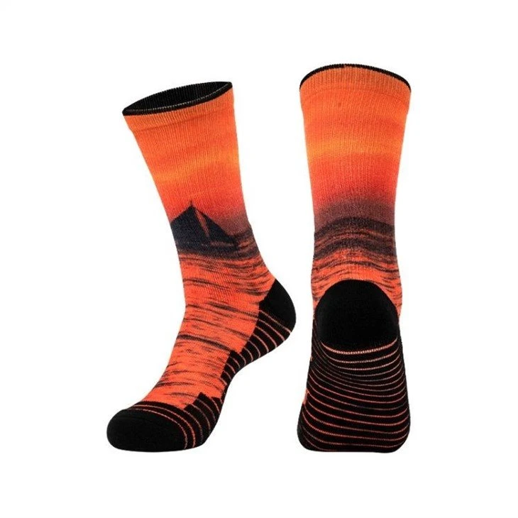 custom socks logo crew size 3D sublimation made in China 05