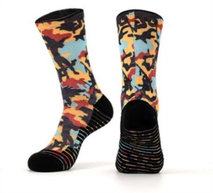 Wholesale custom socks logo crew size 3D sublimation 02