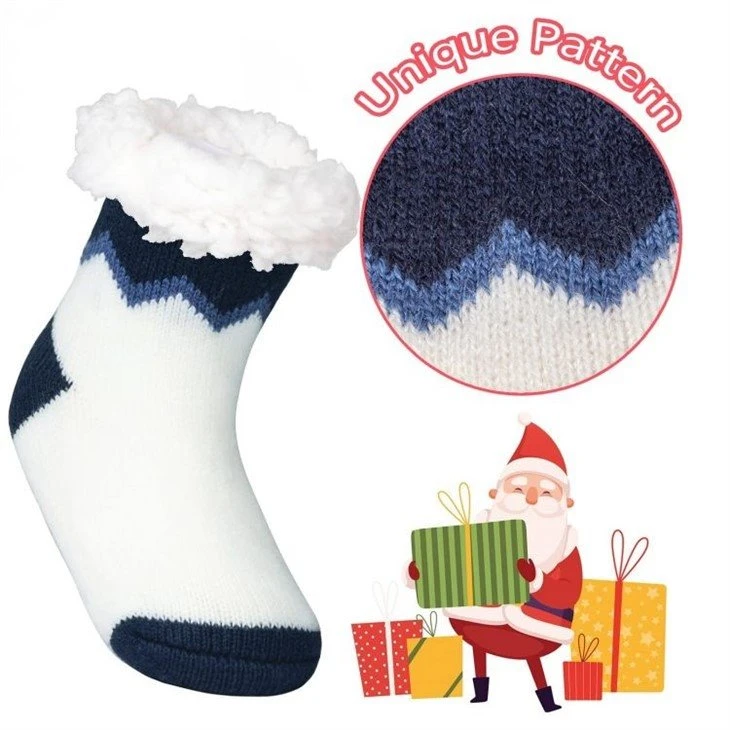 cute kids sherpa socks (2)