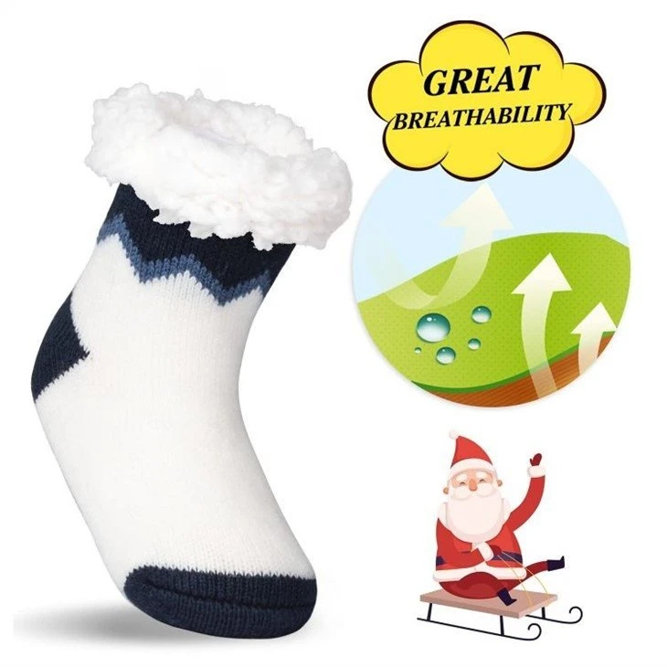 cute kids sherpa socks (3)