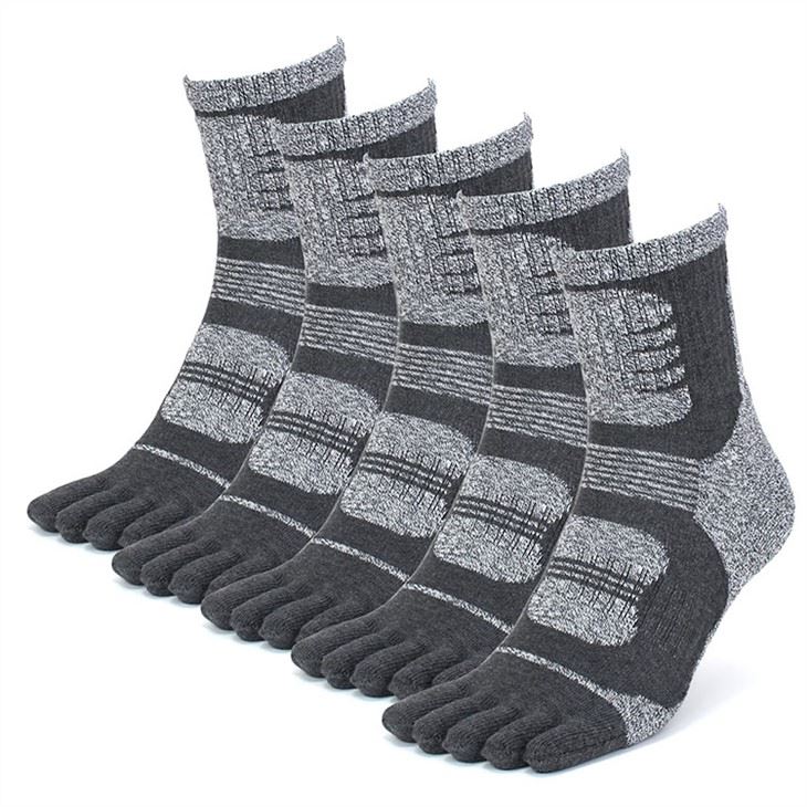 Five-toe Non-slip Knitted Golf Socks Unisex