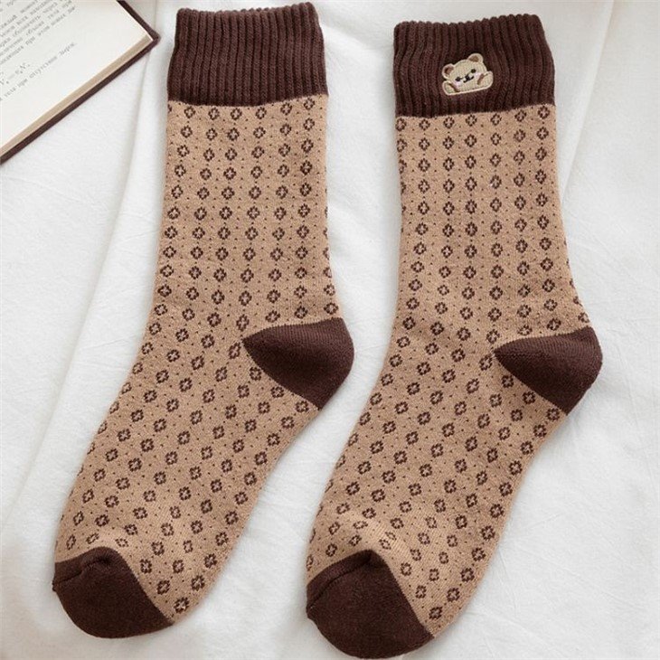 funny crew size Boot socks china