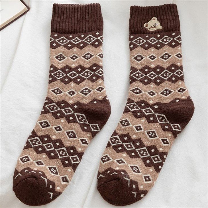 funny crew size Boot socks supplier