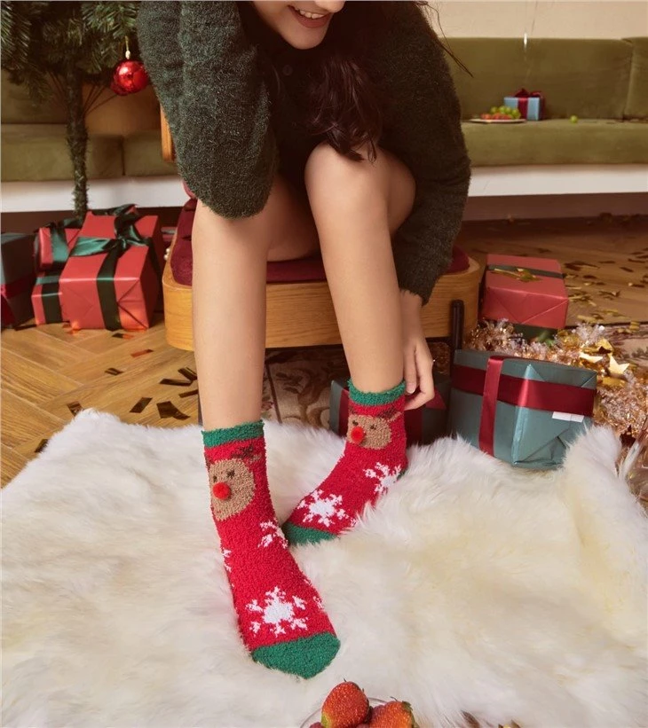 China Fuzzy Socks factory