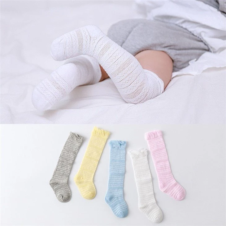 kid stockings white lace baby girl high thigh socking +manufacturers