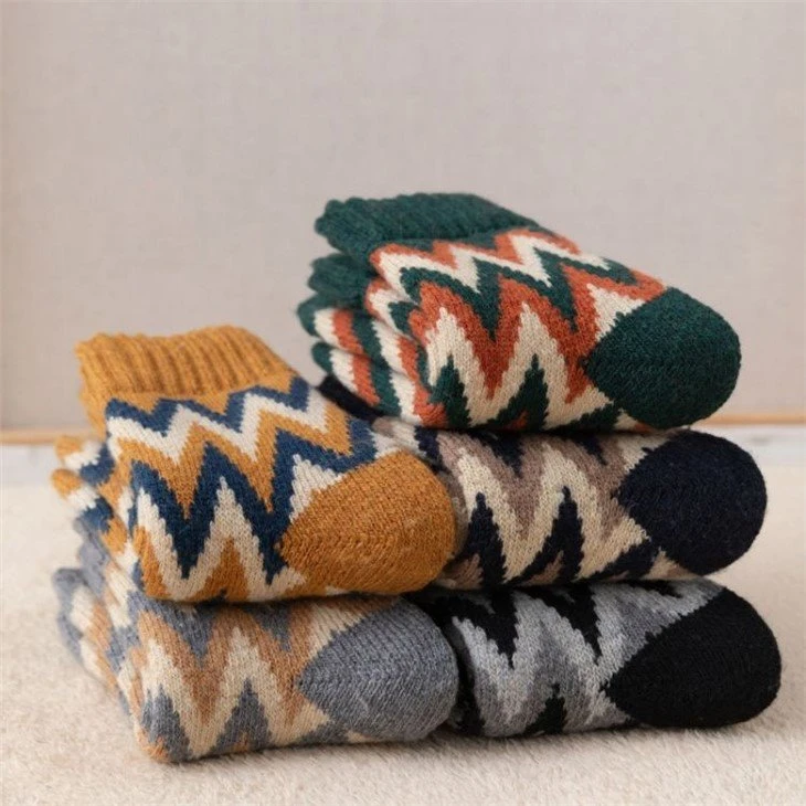 Latest deisgn wool socks factory(4)