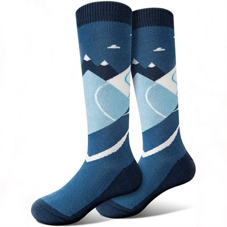 low price+long boys girls outdoor thermal socks