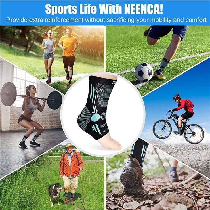 men breathable Ankle Sports Compression Sleeves supplier(5)