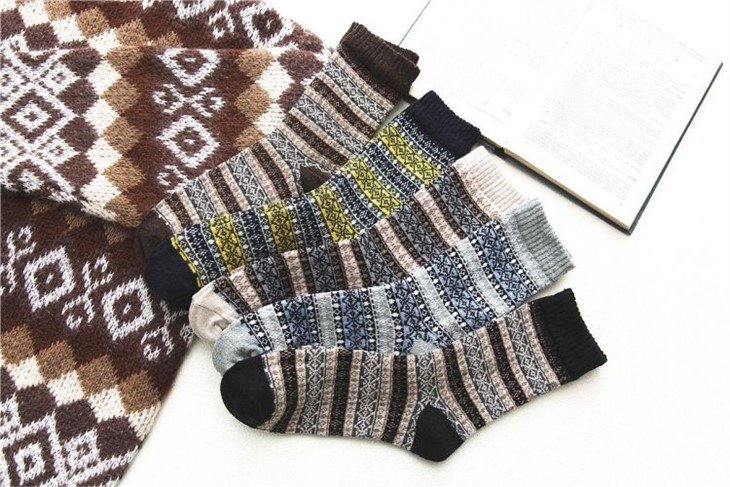Men casual wool socks in stock (3)
