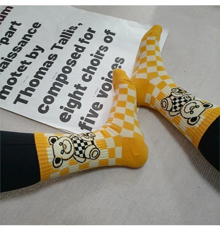 men fashion socks with box factory(6)