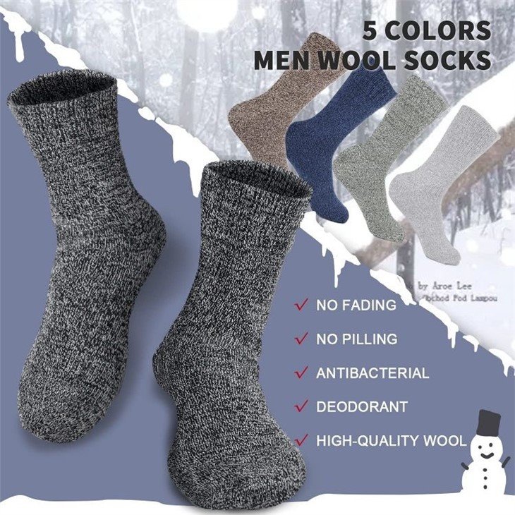 Men's 10-Pair Everyday Work Gear Tube Socks+made in China
