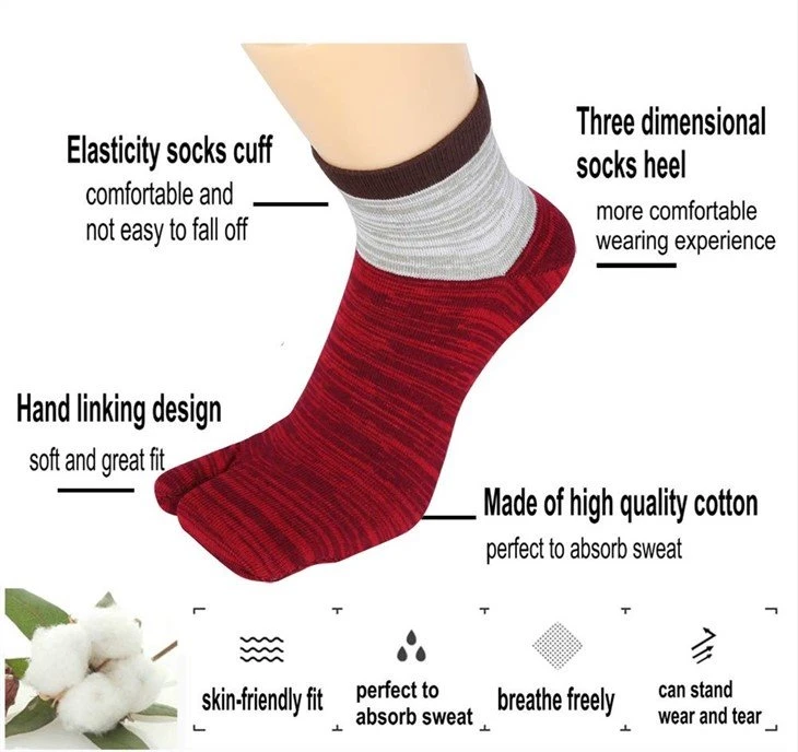 mens two toes sport socks (4)