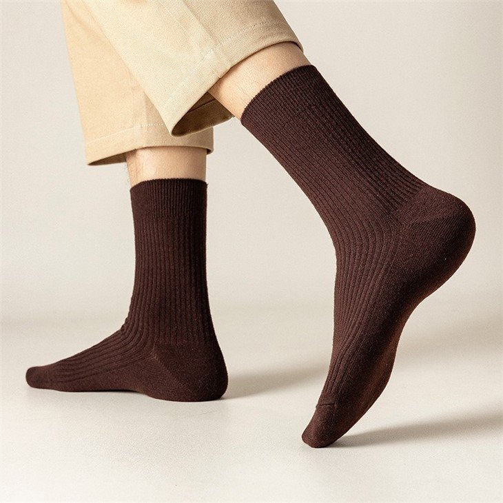 Merino wool men business socks suppliers(5)