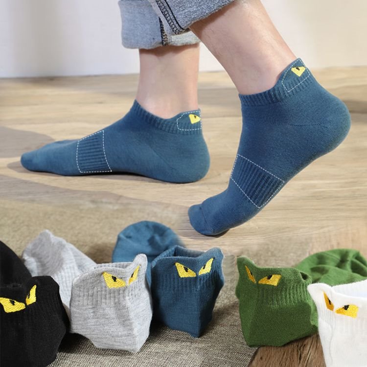 Navy Blue Ankle Socks Boot Socks