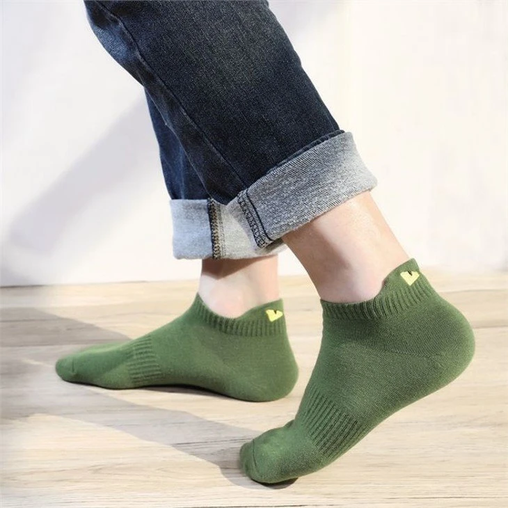 navy blue ankle socks Boot socks factory
