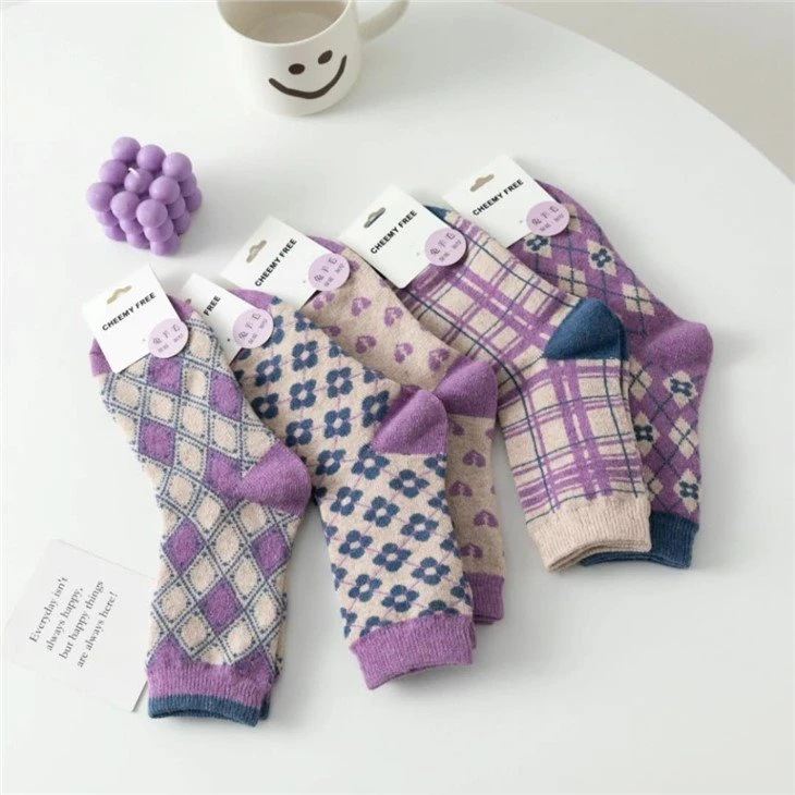 China New Product Cute Wool Socks For Women