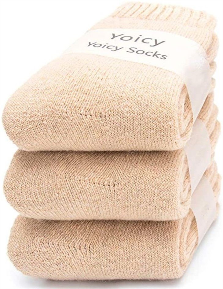 customized+nude color socks thermal socks
