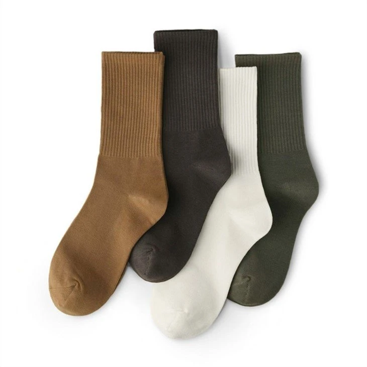 Plain Color men business socks price(3)