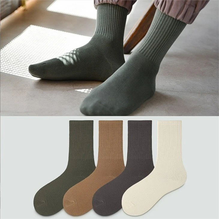 Plain Color men business socks pricelist(2)