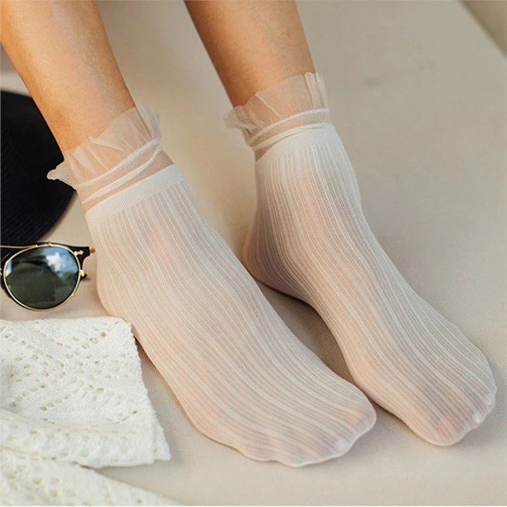 Bulk Popular Lace Socks Women 2022