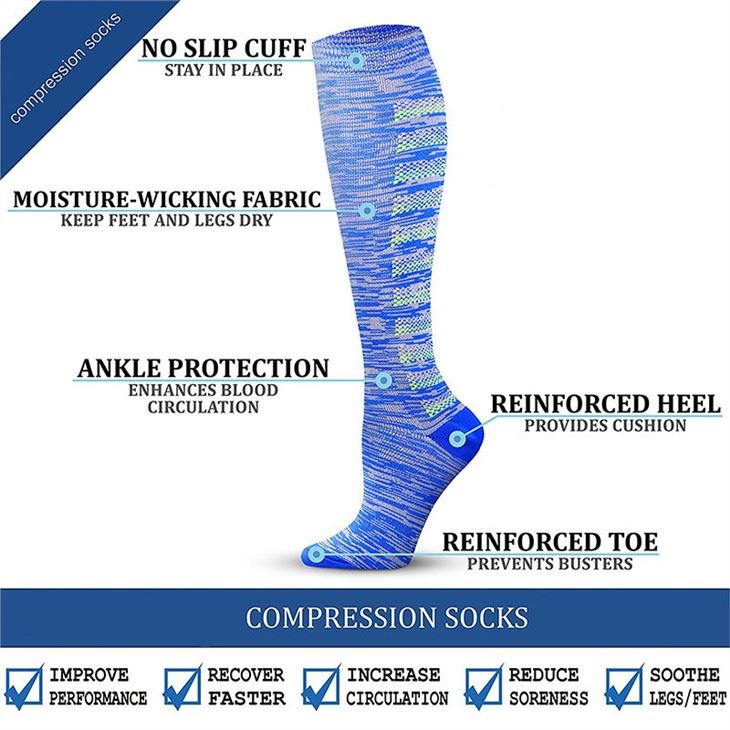 Professional Pregnancy Travel Athletic Compression Socks 20-30mmgh (4)