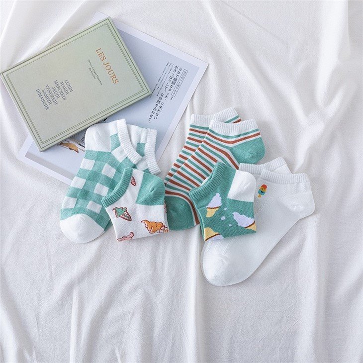 China Short Socks Cute Pattern For Women