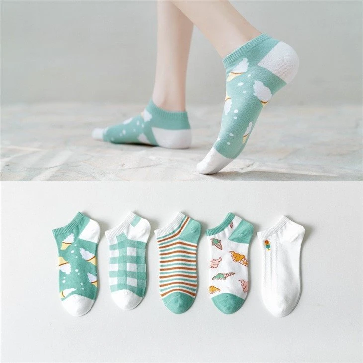 Short Socks Cute Pattern For Women price