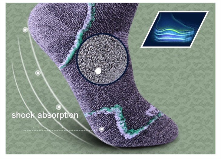 ski sock thermal hiking socks+made in China