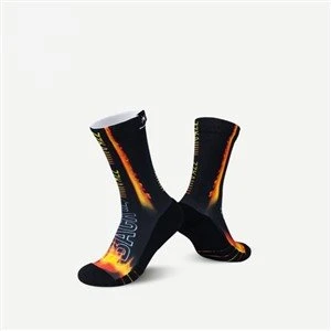 3D Sublimation Socks Long White Fashion