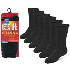 Black Cotton Socks Thermal Socks