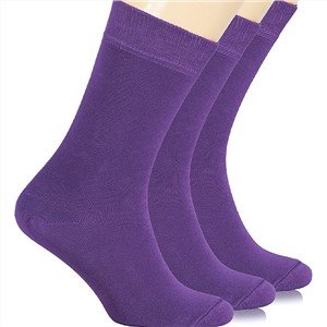 Fashion Solid Bamboo Fiber Women Socks