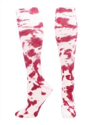 Funny Knee High Women Tie Dye Socks