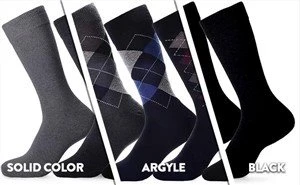 Mens Grey Dress Socks Work Socks